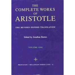Complete Works of Aristotle, Volume 1