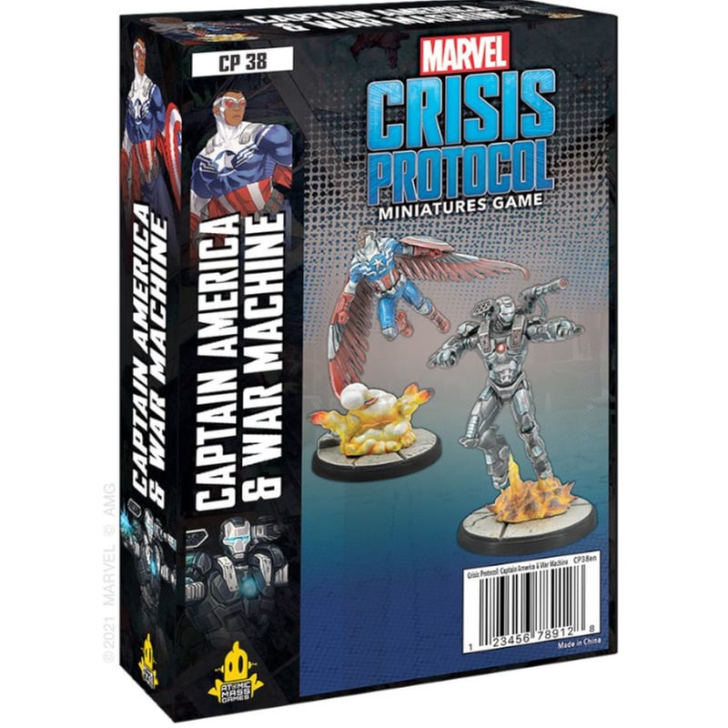 ATOMIC MASS GAMES Marvel Crisis Protocol: Captain America And War Machine Επιτραπέζιο (Atomic Mass Games)