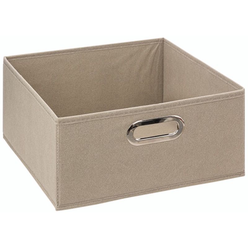 Κουτί Αποθήκευσης Spitshop Υφασμάτινο από Χάρτινο 31x31x15 cm - Μπεζ
