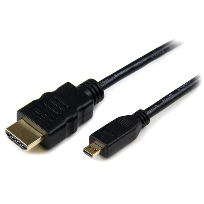 Powertech Hdmi 19pin Σε Hdmi Micro (d) - 1.4v / 2f + With Ethernet - 3m