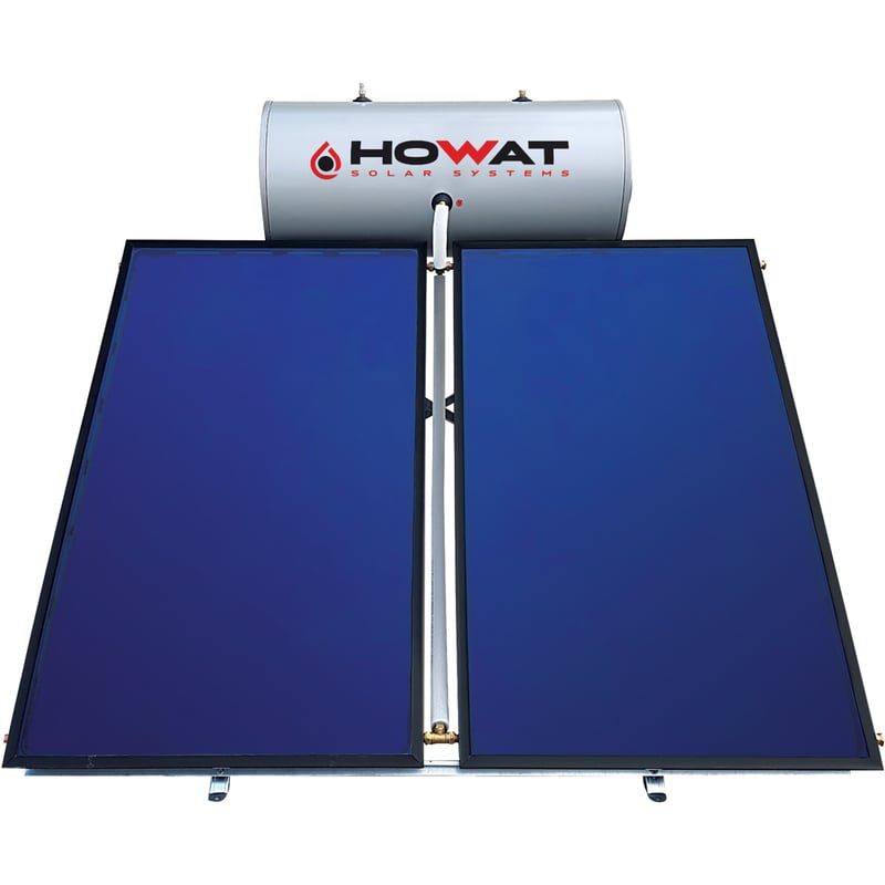 HOWAT Ηλιακός Θερμοσίφωνας HOWAT Glass 300L/4.6τμ Διπλής Ενέργειας Ταράτσας