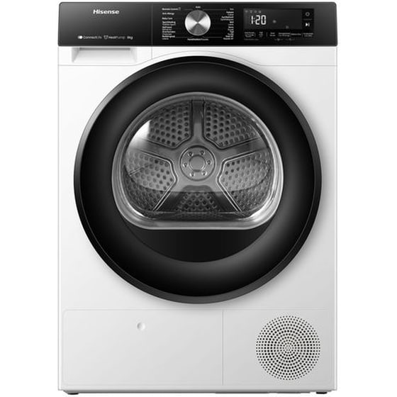 HISENSE DH3S802BW2 8 kg με Αντλία Θερμότητας Λευκό με WiFi Στεγνωτήριο Ρούχων image 0