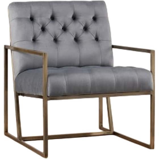 Πολυθρόνα 24mall Lario Ύφασμα από Ύφασμα/Ξύλο 66x78x84 cm - Γκρι image 0