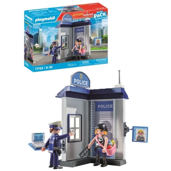 PLAYMOBIL® Starter Pack Δωμάτιο Εξακρίβωσης Στοιχείων Συλληφθέντων (71733) image 2