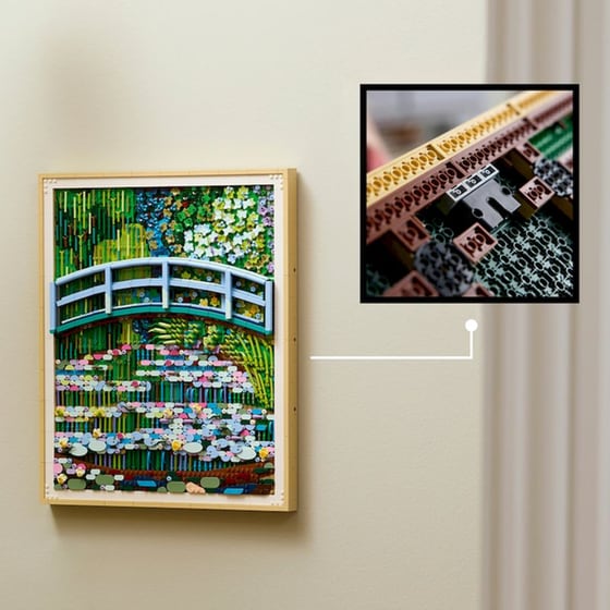 LEGO® Art Claude Monet – Bridge over a Pond of Water Lilies (31220) image 7
