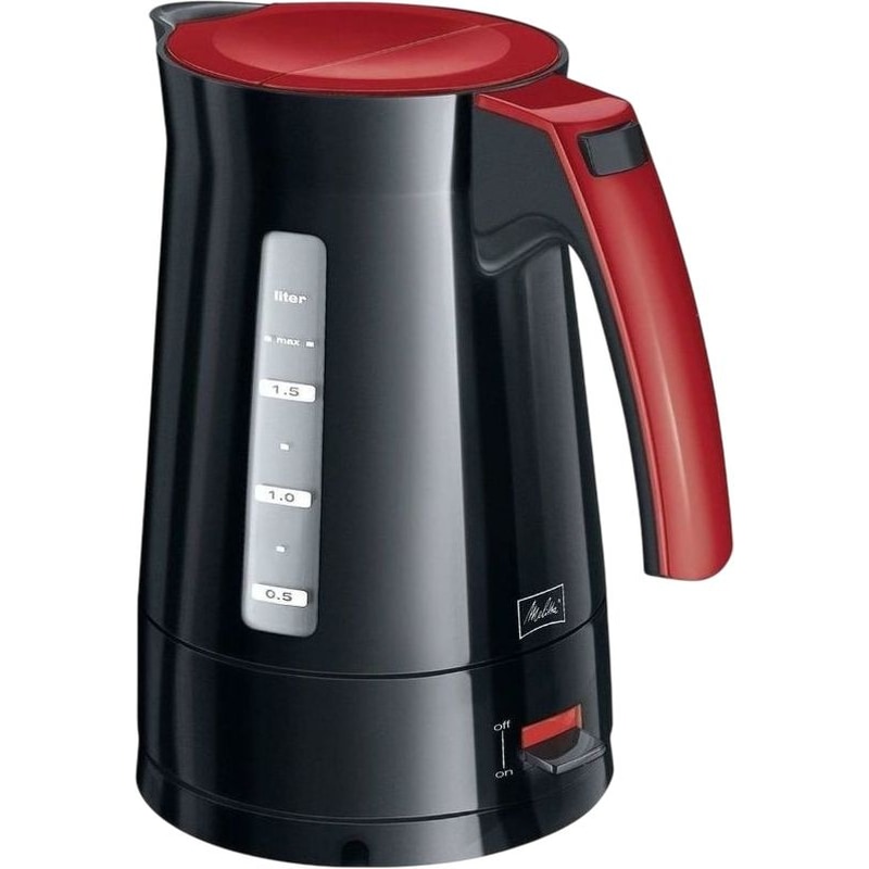 MELITTA MELITTA 100301 Enjoy Aqua 1.7 L 2400 W Μαύρο/Κόκκινο Βραστήρας