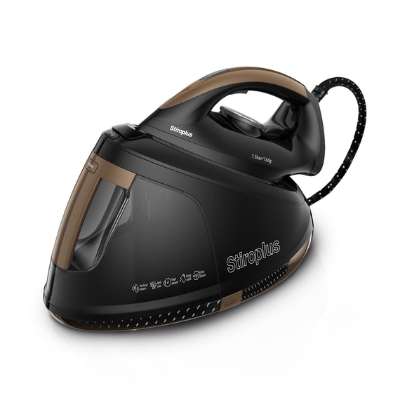 STIROPLUS SP 2012 7.5 bar με Δοχείο Νερού 1.8 L Μαύρο Σύστημα Σιδερώματος image 1