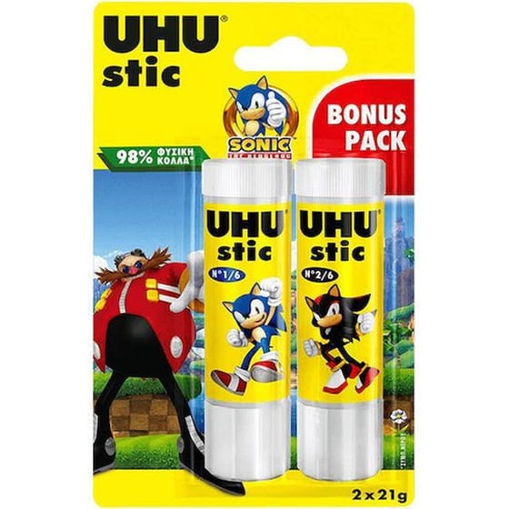 Κόλλα Stick Uhu Sonic 21gr (2 Τεμάχια) image 0