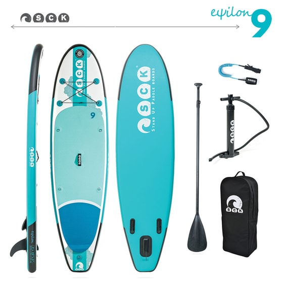 Φουσκωτή Σανίδα SUP SCK eψilon 9' 275x76cm - Γαλάζια image 0