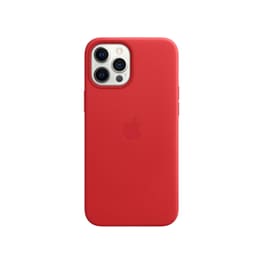 Θήκη Apple iPhone 12 Pro Max - Apple Leather Back Case με MagSafe - (PRODUCT) Red