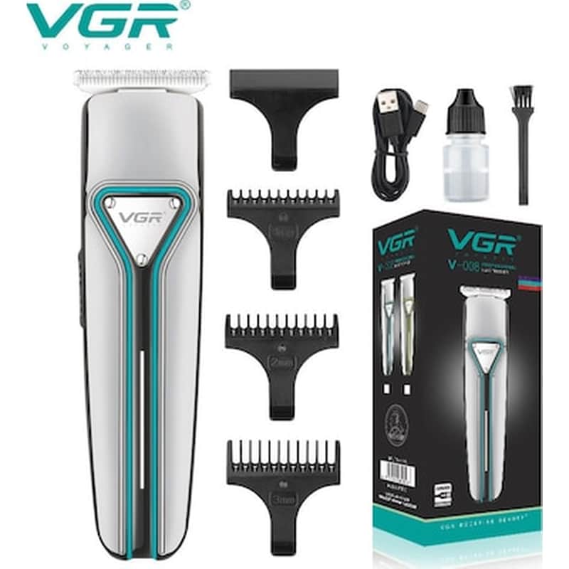 VGR Trimmer Κουρευτική Μηχανή VGR V-008