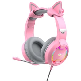 Havit H2233D  Gaming Ενσύρματα Ακουστικά 3.5mm - Ροζ