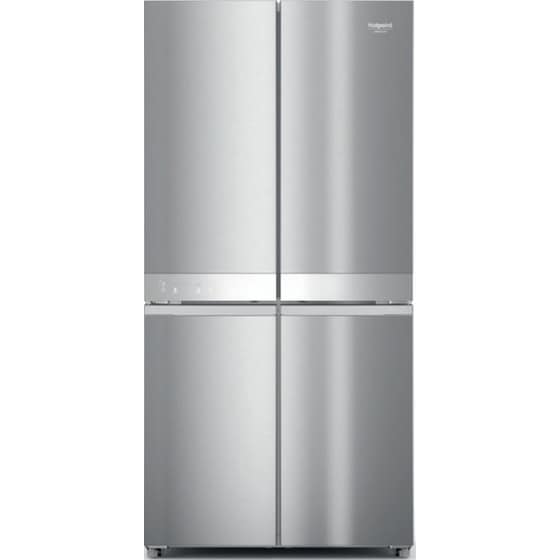 HOTPOINT HAQ9 E2L EF Total No Frost 631 Lt Ασημί Ψυγείο Ντουλάπα image 0