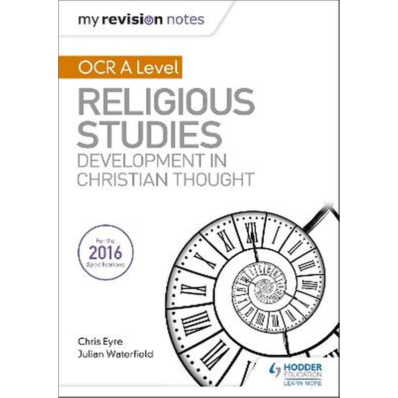 My Revision Notes OCR A Level Religious Studies: Developments in Christian Thought