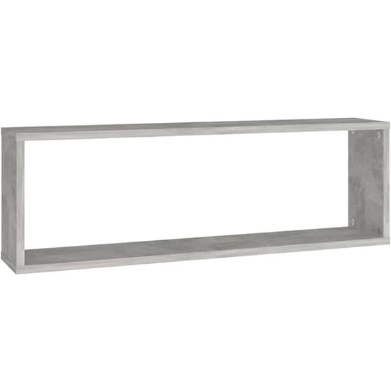 Ράφια Τοίχου VidaXL από Μοριοσανίδα 80x15x26.5 cm 4 Τμχ  - Γκρι image 2