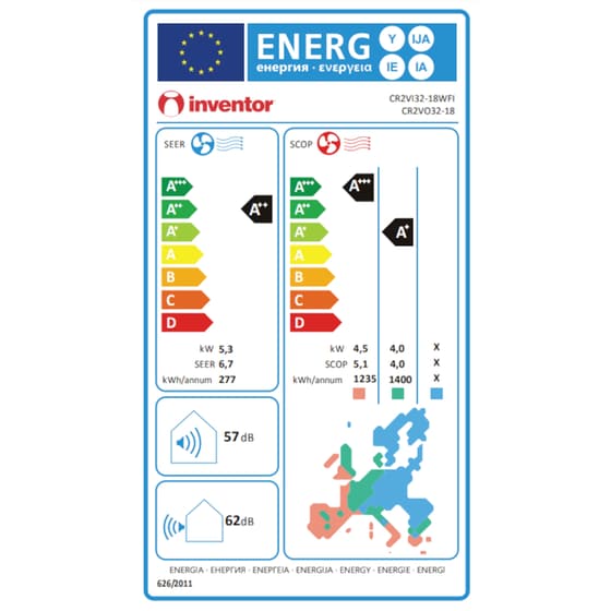 INVENTOR Corona CR2VI-18WFIB/CR2VO-18B Κλιματιστικό Inverter 18.000 BTU A++/A+++ με Ιονιστή & WiFi image 8