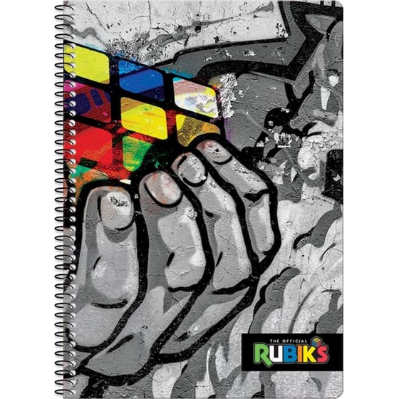 Τετράδιο Σπιράλ Graffiti 2 Θεμάτων 70 Φύλλων Rubik's image 0