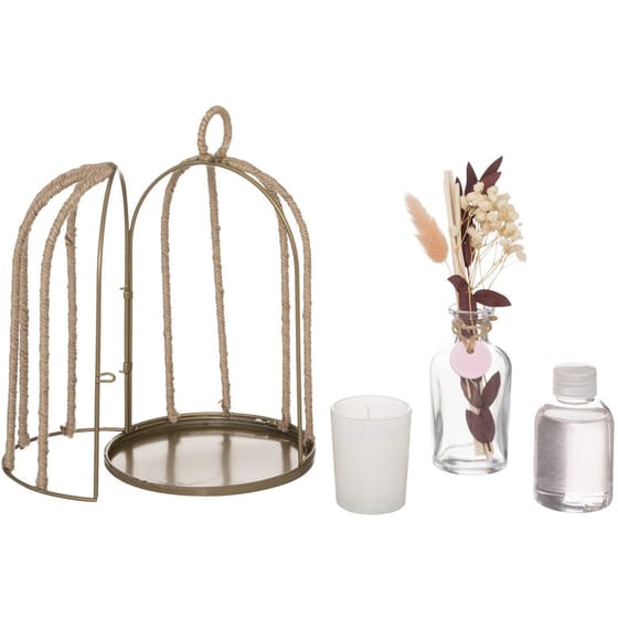 Σετ Αρωματικών Χώρου Spitishop A-s Paola LinΜεταλλικό 187639a 3 Τμχ - Λουλουδένιο image 0