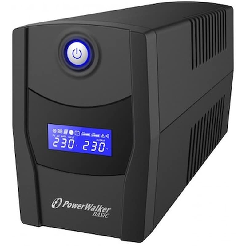 UPS Powerwalker Basic VI 1000 STL Line Interactive 1000VA 600W Μαύρο