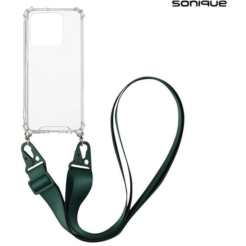 Θήκη Xiaomi Xiaomi 11T Pro - Sonique Armor Clear Με Κορδόνι - Μπορντό