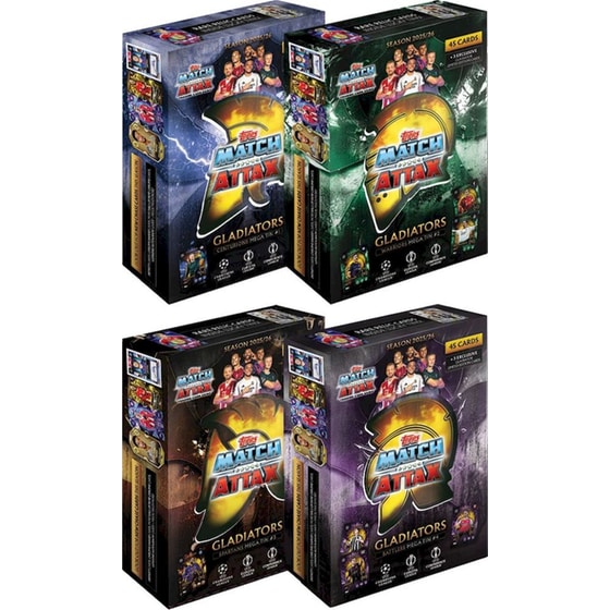 Topps Κάρτες UCC 2025/26 Match Attax Mega Tin 1 Τμχ - Τυχαία Επιλογή Σχεδίου image 0