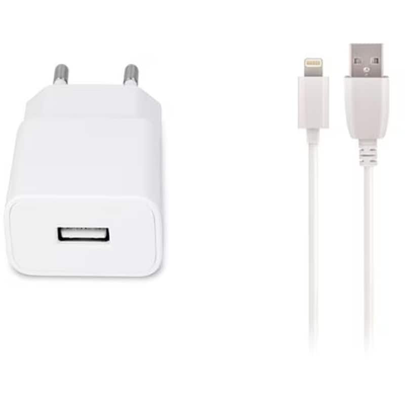 MAX LIFE Σετ Φόρτισης Maxlife MXTC‑01 USB-A 10.5 W - Λευκό