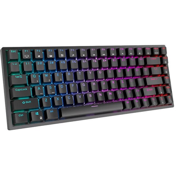 Royal Kludge RK84 Gaming Μηχανικό Ασύρματο Bluetooth Πληκτρολόγιο RGB Μαύρο (US) image 3