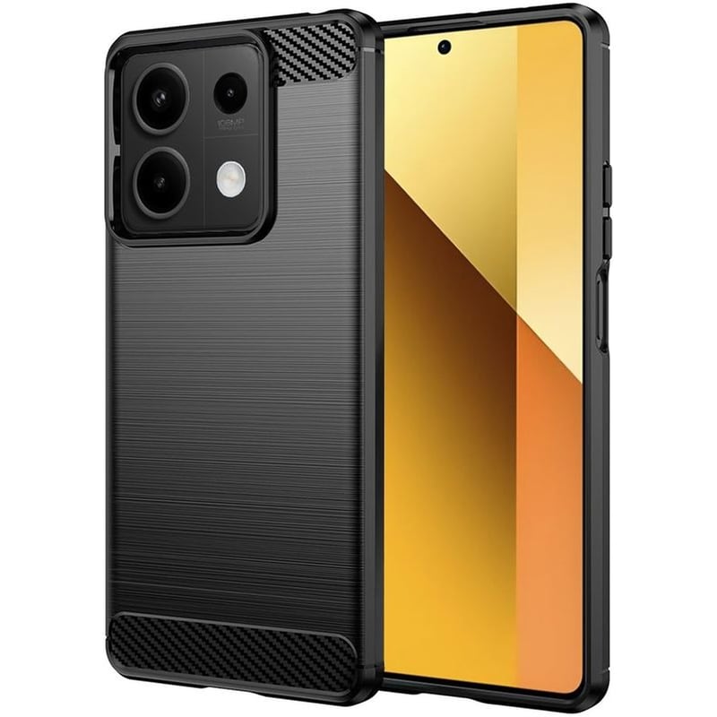 TECHSUIT Θήκη Xiaomi Redmi Note 13 5G - Techsuit Carbon Silicone - Black