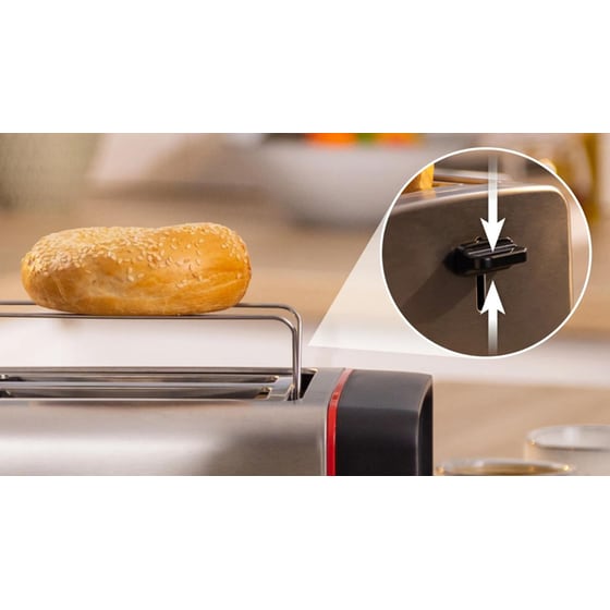 Φρυγανιέρα BOSCH Compact MyMoment Stainless steel TAT6M420 2 Θέσεων 970 W Ασημί image 5