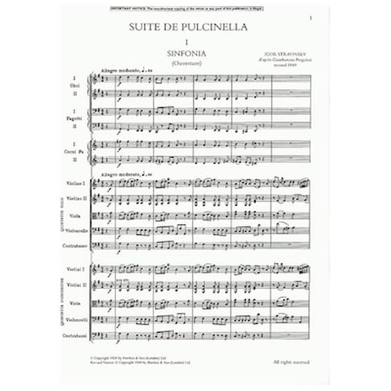 Stravinsky – Ballet Music [full Score] image 3