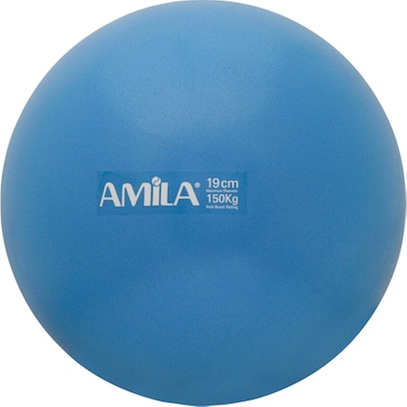 Μπαλάκι Γυμναστικής Amila Κατάλληλο για Pilates 0.15 kg 19 cm από PVC - Μπλε