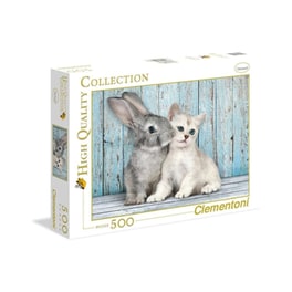 Παζλ High Quality Collection Cat & Bunny Clementoni (500 Κομμάτια)