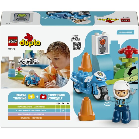 LEGO® DUPLO® Town Μπλε Αστυνομική Μοτοσικλέτα (10471) image 8