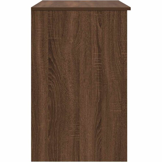Γραφείο VidaXL από Επεξεργασμένο Ξύλο 86x49x76 cm - Καφέ Δρυς image 6