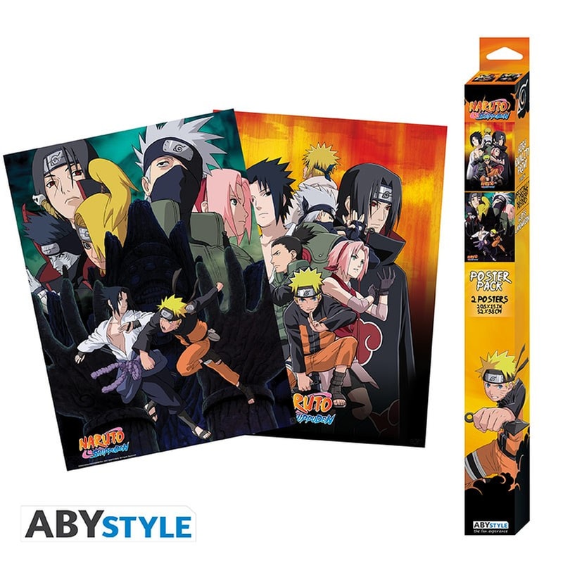 ABYSSE CORP Αφίσα Abysse Corp Naruto Shippuden Ninjas 2 Chibi Posters