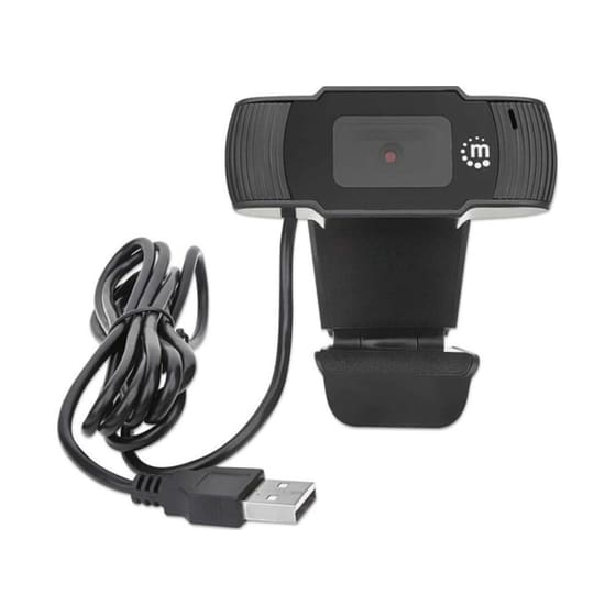 Manhatan Web Camera Full HD 1080P Μαύρο image 1