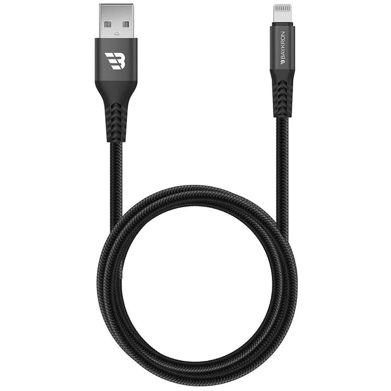BAYKRON Καλώδιο Φόρτισης Baykron USB-A σε Lightning 1.2m - Black