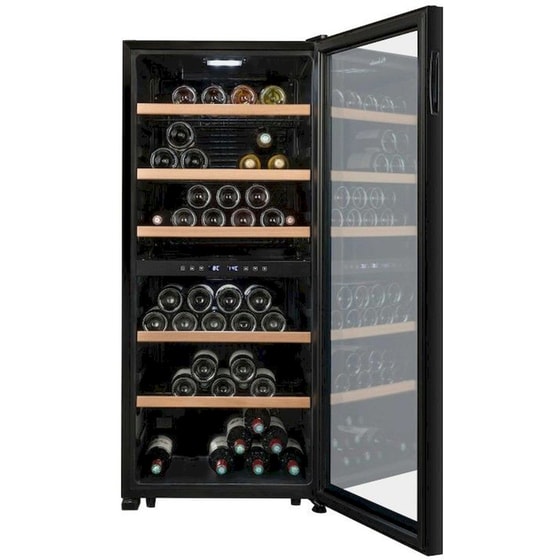 LA SOMMELIERE LS102DZBLACK για 102 Μπουκάλια Μαύρο Συντηρητής Κρασιών image 3