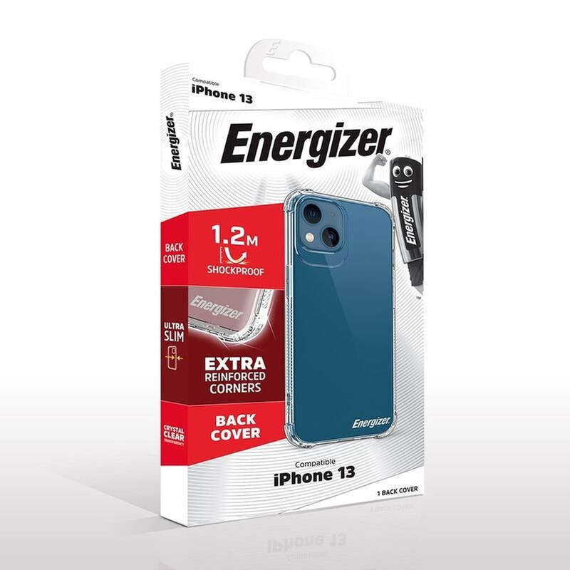 Θήκη Apple iPhone 13 - Energizer Shockproof Hardcase Ultra Slim - Transparent