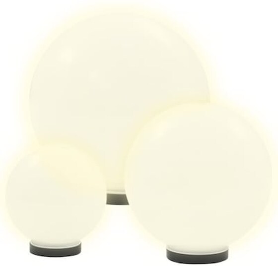 Vidaxl Φωτιστικά Μπάλα Led 6 Τεμ Σφαιρικά 20/30/40 Εκ. Ακρυλικά (pmma) image 4