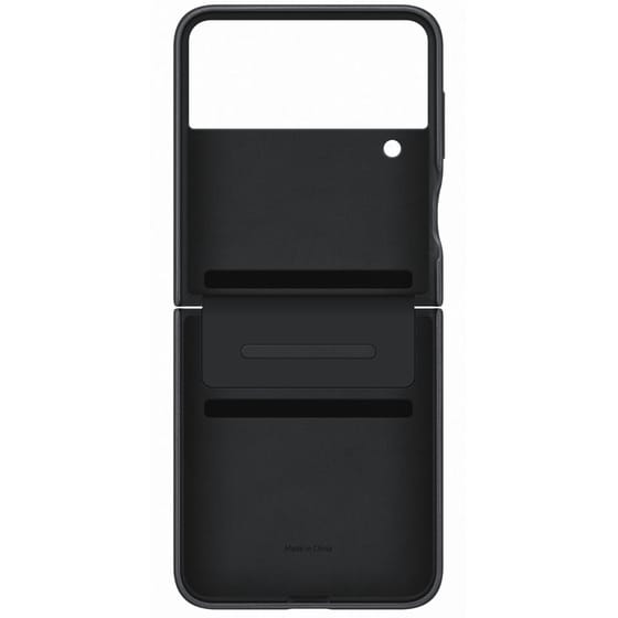 Θήκη Samsung Galaxy Z Flip 4 - Samsung Flap Leather Cover - Black image 1