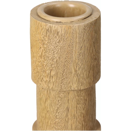 Κηροπήγιο ArteLibre Polyresin 7x23 cm - Καφέ Ανοιχτό image 2