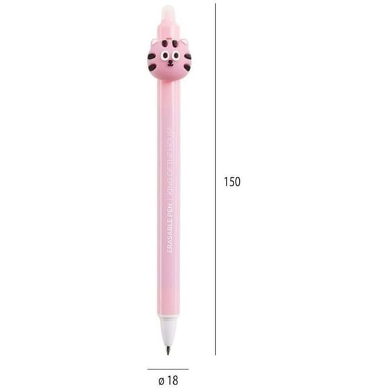 Στυλό Gel Erasable Miquelrius Γάτα-Τίγρης 0.5mm Μπλε (2 Τεμάχια) image 2