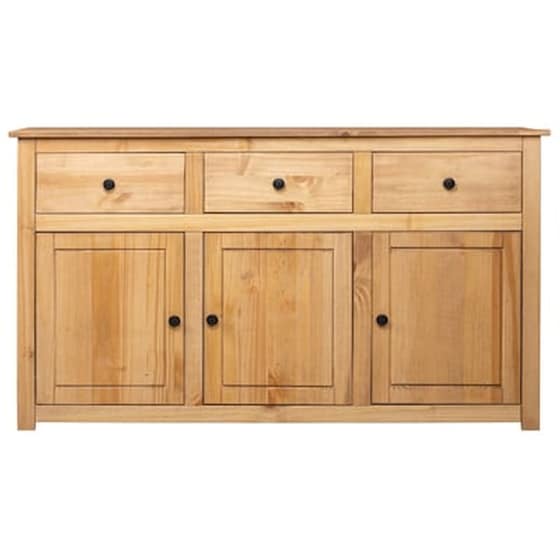 Vidaxl Μπουφές 135 X 40 X 80 Εκ. Από Μασίφ Ξύλο Πεύκου Σειρά Panama image 2