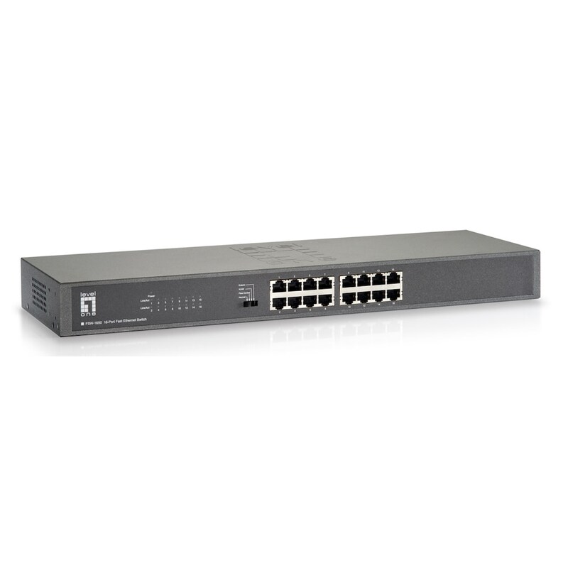 LEVEL ONE LevelOne FSW-1650 Network Switch Unmanaged Fast Ethernet (100 Mbps)