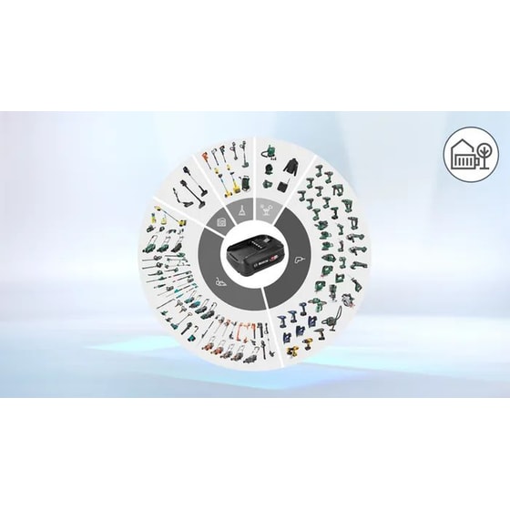 Ανταλλακτική Μπαταρία Σκούπας BOSCH BHZUB1830 Μαύρο image 5