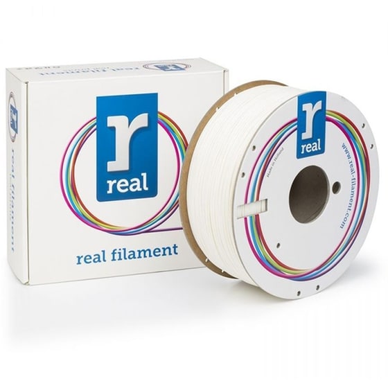 REAL FILAMENTS νήμα 3D εκτυπωτή PC ABS - 1kg 1.75mm - Λευκό image 0