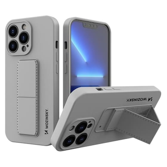 Θήκη Apple iPhone 13 - Wozinsky Kickstand Flexible - Grey image 0