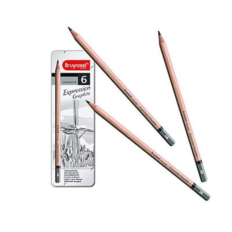 Talens Σετ 6 Μολύβια Σχεδίου Σε Μεταλλική Κασετίνα