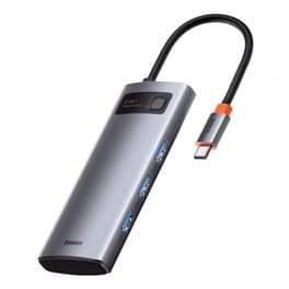 Docking Station Baseus 5in1 Hub Type-c To 3x Usb 3.0   Hdmi   Type-c Pd (wkwg020013)